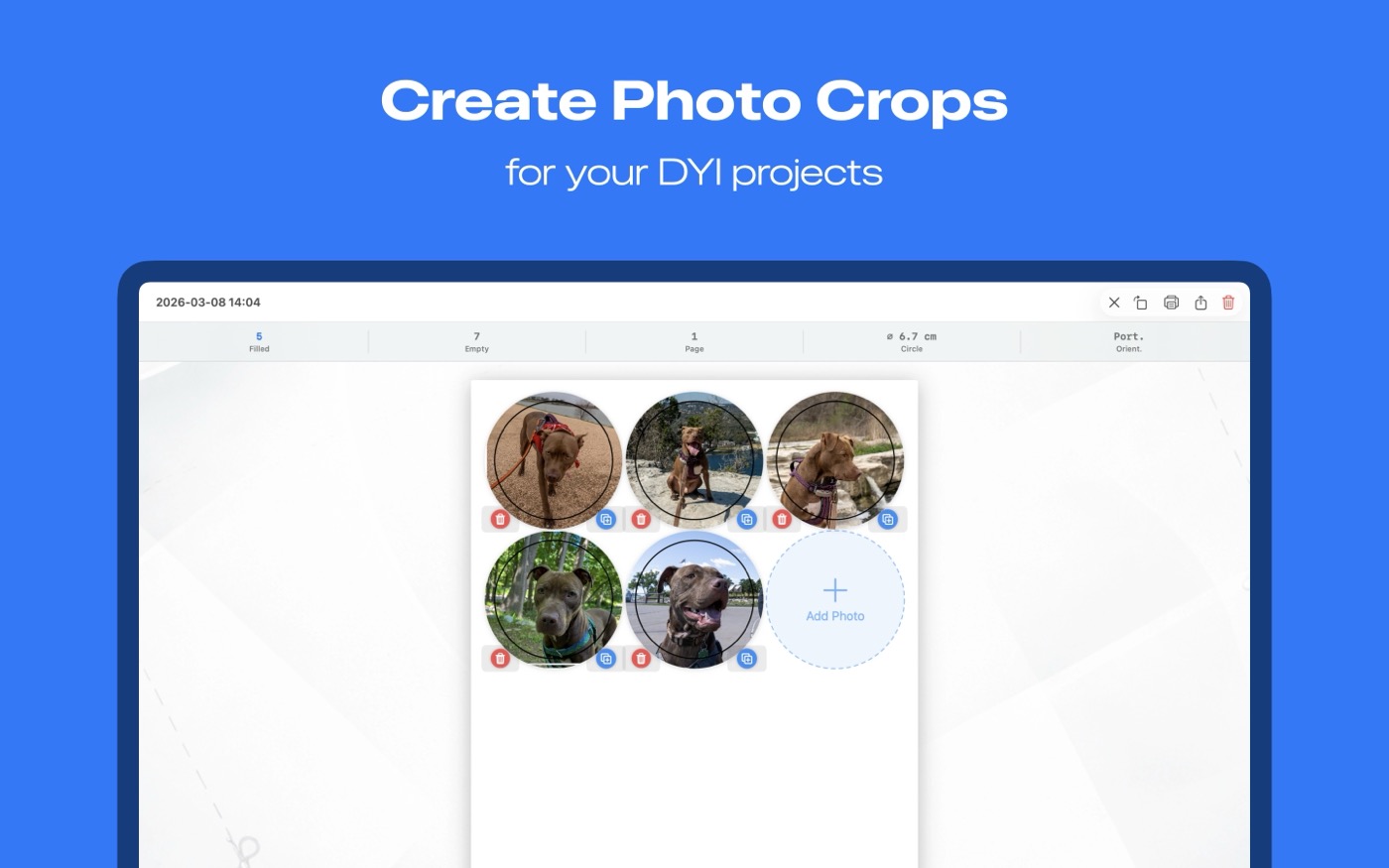 Crop PhotoGraph Mac screenshot