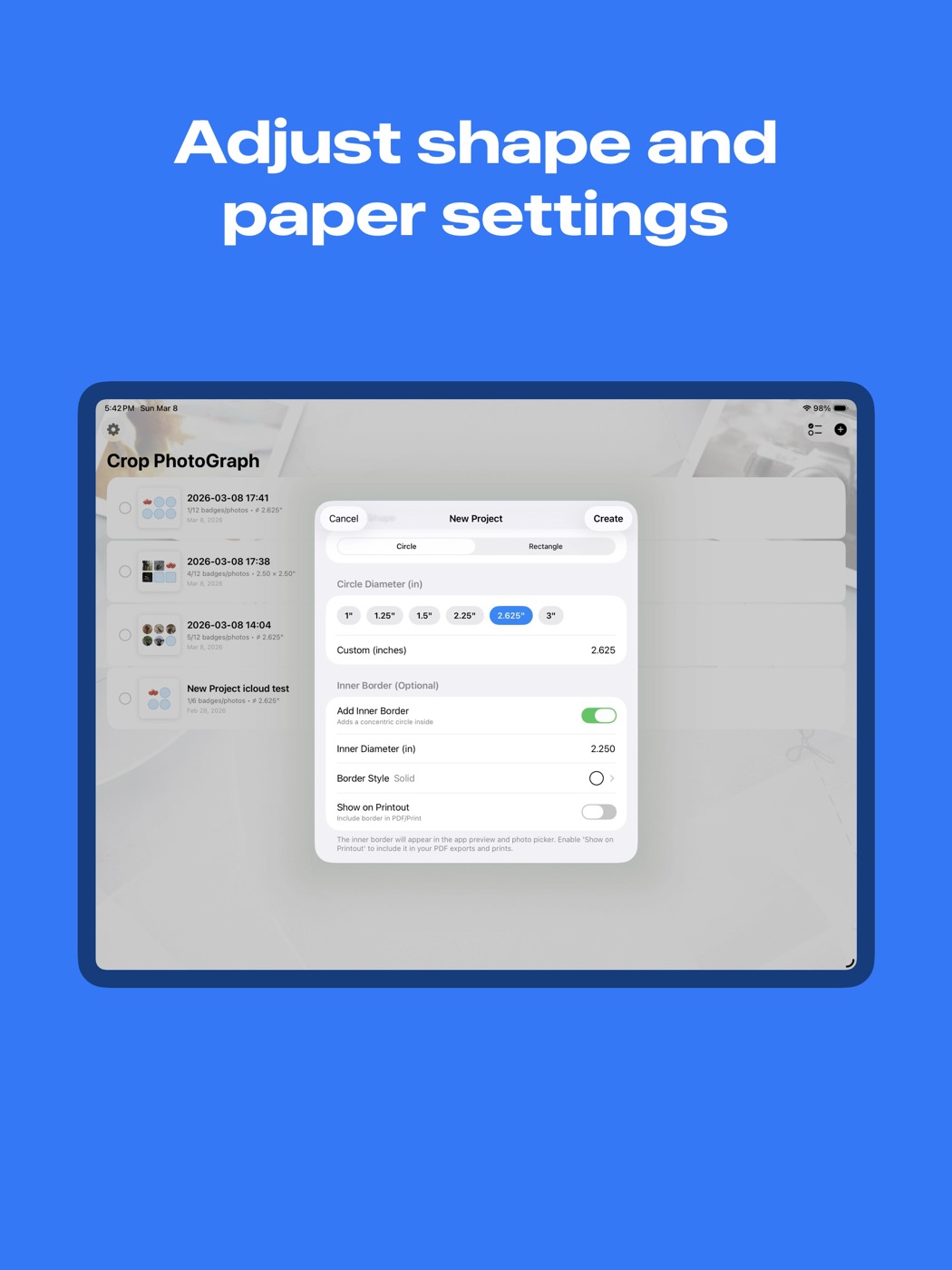 Crop PhotoGraph crop controls screenshot