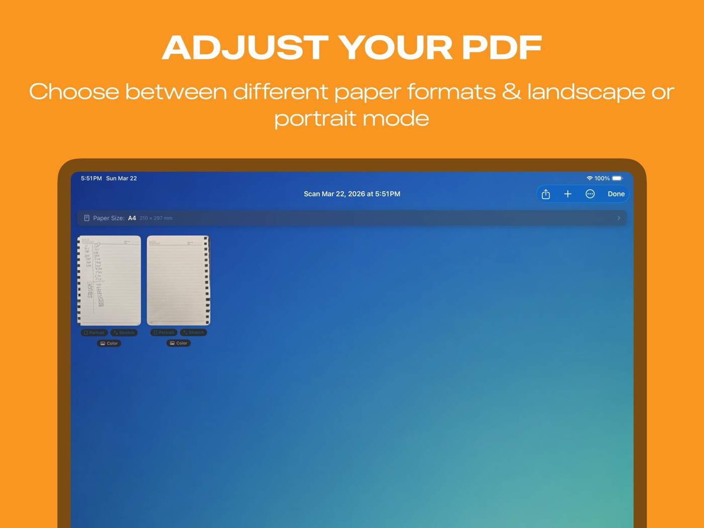 PaperSnap PDF Scanner PDF export screenshot